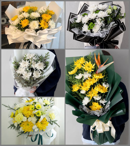 贵州毕节市赫章县野马川镇上街村白事花束代送